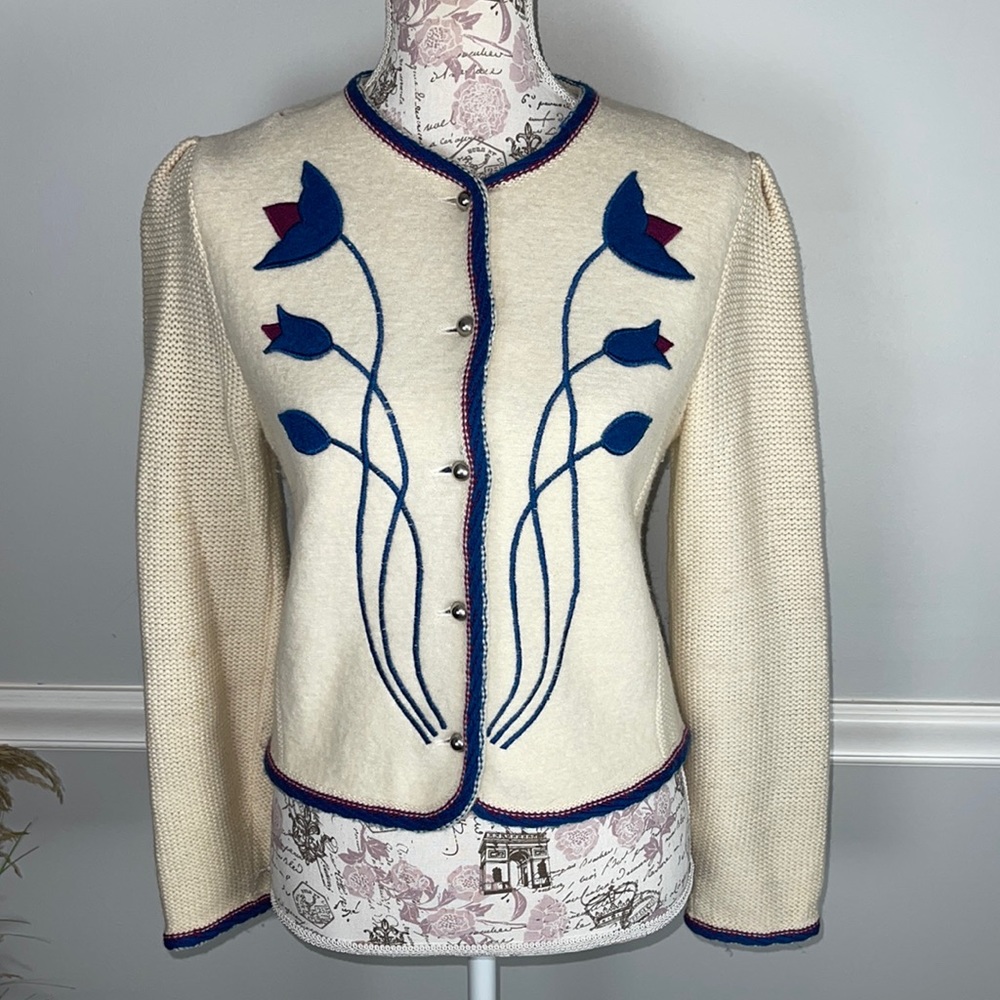 Deans of Scotland Wool Cream Blazer Medium